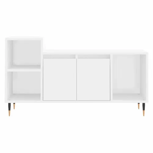 TV ormarić bijeli 100 x 35 x 55 cm od konstruiranog drva - Bijela 1 Cijena