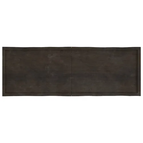 Stolna ploča tamnosmeđa 180x60x(2-4) cm obrađena hrastovina - Tamno smeđa 180 x 60 x 4 cm Cijena