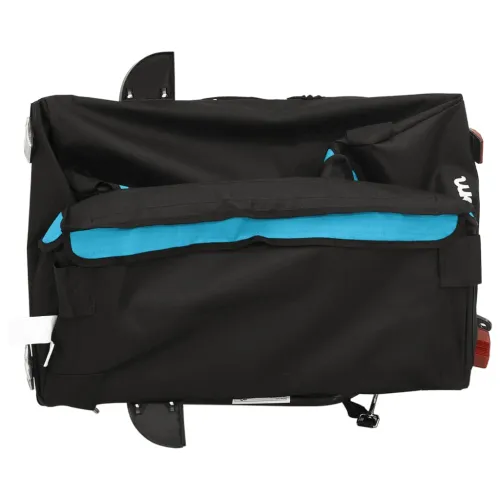 Prikolica za bicikl crno-plava 30 kg željezna - Plava 120 x 54 x 44 cm Cijena