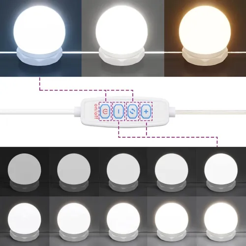 Toaletni stolić s LED svjetlima boja hrasta sonome 96x40x142 cm - Sonoma hrast Cijena