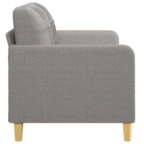 Dvosjed od tkanine smeđesivi 140 cm - Sivo-smeđa 140 cm Cijena