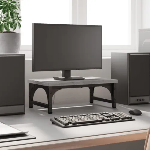 Stalak za monitor siva boja hrasta 37x23x14cm konstruirano drvo - Sivi hrast sonoma 37 x 23 x 14 cm Sivi hrast sonoma 37 x 23 x  Cijena