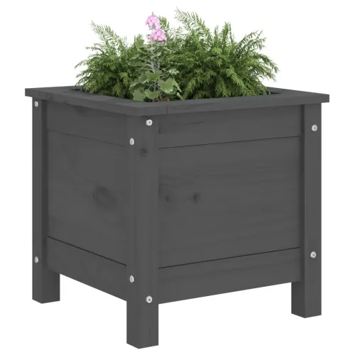 Vrtna sadilica siva 40 x 40 x 39 cm od masivne borovine - Siva boja bora 40 x 40 x 39 cm 1 Siva boja bora Cijena