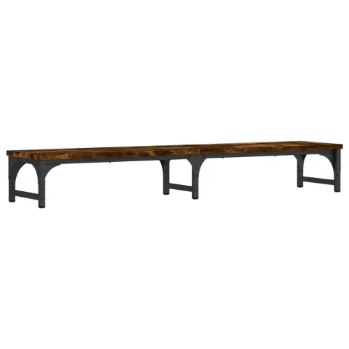 Stalak za monitor boja dimljenog hrasta 105x23x15,5 cm drveni - Dimljeni hrast 105 x 23 x 15.5 cm Dimljeni hrast 105 x 23 x 15.5 Cijena
