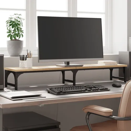 Stalak za monitor boja hrasta 105x23x15,5 cm konstruirano drvo - sonoma hrast 105 x 23 x 15.5 cm Sonoma hrast 105 x 23 x 15.5 cm Cijena