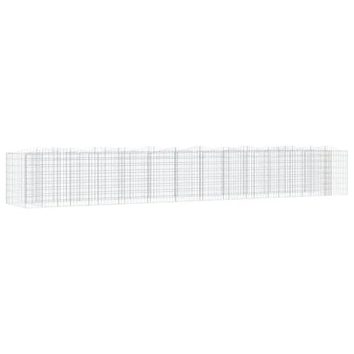 Lučna gabionska povišena gredica 600x100x100 pocinčano željezo - 600 x 100 x 100 cm Cijena