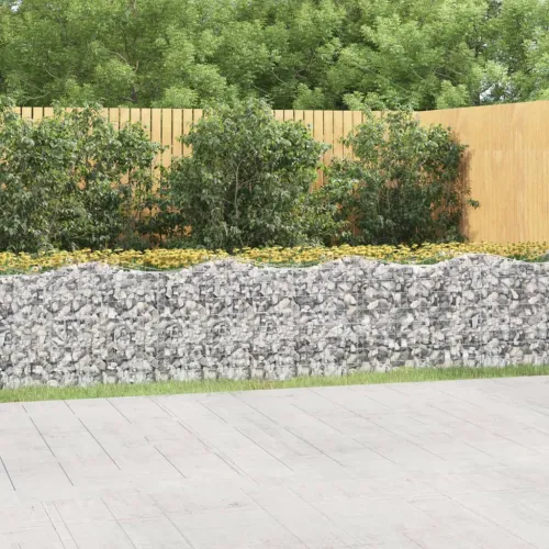 Lučna gabionska povišena gredica 600x100x100 pocinčano željezo - 600 x 100 x 100 cm Cijena