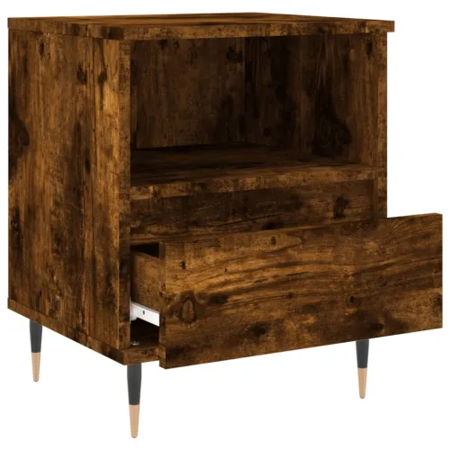 Noćni ormarići 2 kom boja hrasta 40x35x50 cm konstruirano drvo - Dimljeni hrast 2 Cijena