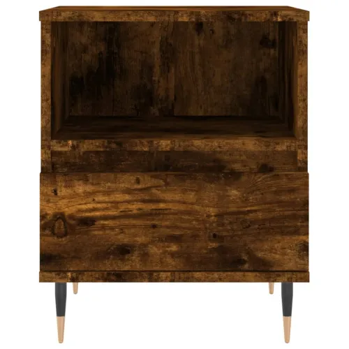 Noćni ormarići 2 kom boja hrasta 40x35x50 cm konstruirano drvo - Dimljeni hrast 2 Cijena