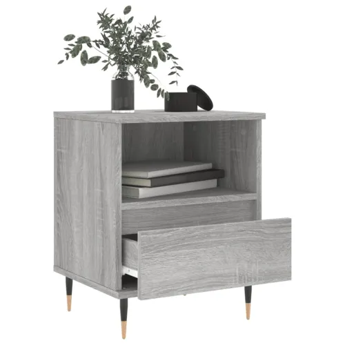 Noćni ormarići 2 kom boja hrasta 40x35x50 cm konstruirano drvo - Sivi hrast sonoma 2 Cijena