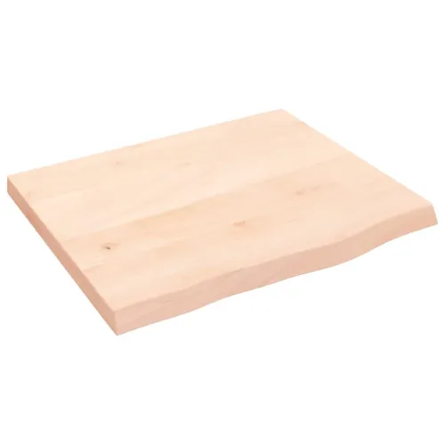 Stolna ploča 60x50x(2-4) cm od netretirane masivne hrastovine - Prirodna 60 x 50 x 4 cm Cijena