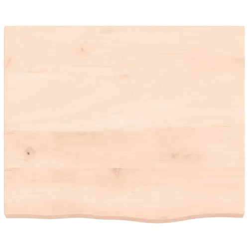 Stolna ploča 60x50x(2-4) cm od netretirane masivne hrastovine - Prirodna 60 x 50 x 4 cm Cijena