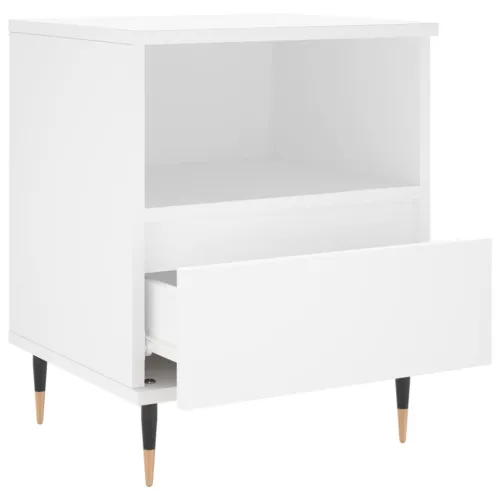 Noćni ormarići 2 kom bijeli 40 x 35 x 50 cm konstruirano drvo - Bijela 2 Cijena
