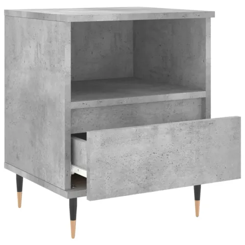 Noćni ormarići 2 kom boja betona 40x35x50 cm konstruirano drvo - Beton siva 2 Cijena