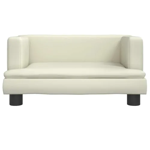Krevet za pse krem 60x40x30 cm od umjetne kože - Krema 60 x 40 x 30 cm Umjetna koža Cijena