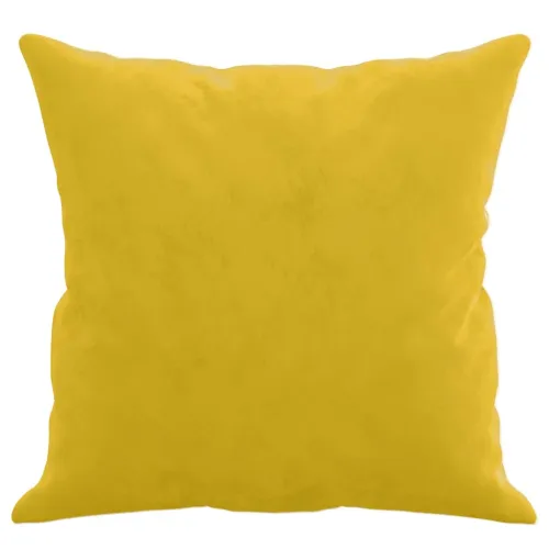 Ukrasni jastuci 2 kom žuti 40 x 40 cm baršunasti - Žuta Cijena
