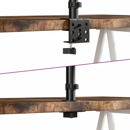 Nosač za monitor crni čelični VESA 75/100 mm - Quad Cijena