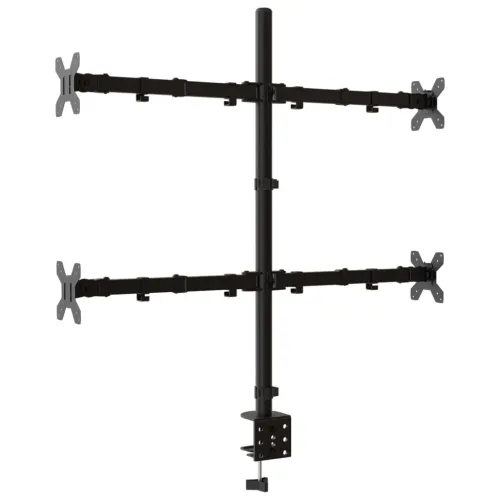 Nosač za monitor crni čelični VESA 75/100 mm - Quad Cijena