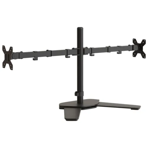 Dvostruki nosač za monitor crni čelični VESA 75/100 mm - 1 dvostruki Dvostruki Cijena