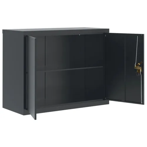 Ormarić za spise antracit 90x40x110 cm čelični - Antracit 90 x 40 x 110 cm 1 1 Cijena