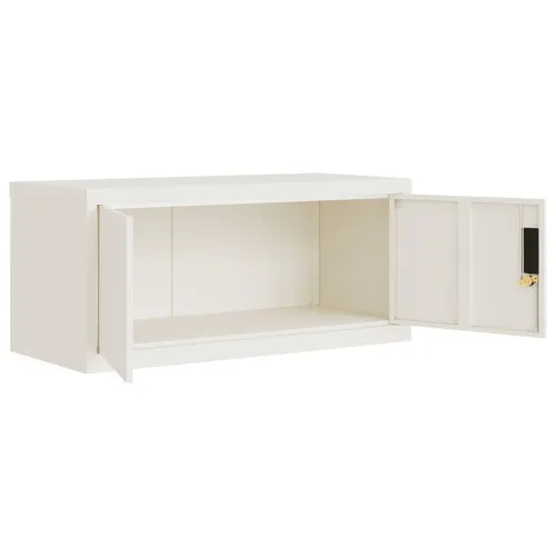 Ormarić za spise bijeli 90x40x145 cm čelični - Bijela 90 x 40 x 145 cm 1 1 Cijena