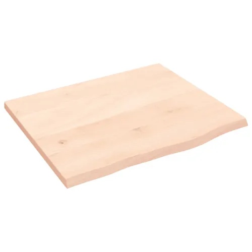 Stolna ploča 60x50x2 cm od netretirane masivne hrastovine - Prirodna 60 x 50 x 2 cm Cijena