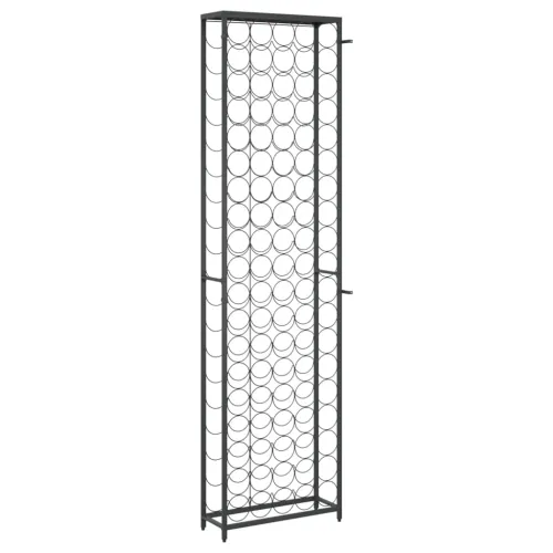 Stalak za vino za 95 boca crni 54 x 18 x 200 cm kovano željezo - 54 x 18 x 200 cm 1 1 1 Cijena
