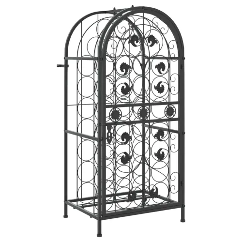 Stalak za vino za 33 boce crni 45 x 36 x 100 cm kovano željezo - 45 x 36 x 100 cm 1 1 1 Cijena