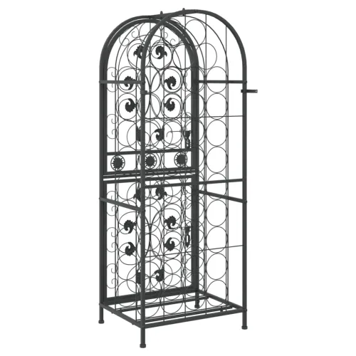 Stalak za vino za 41 bocu crni 45 x 36 x 120 cm kovano željezo - 45 x 36 x 120 cm 1 1 1 Cijena
