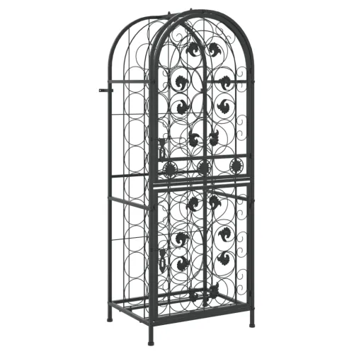 Stalak za vino za 41 bocu crni 45 x 36 x 120 cm kovano željezo - 45 x 36 x 120 cm 1 1 1 Cijena