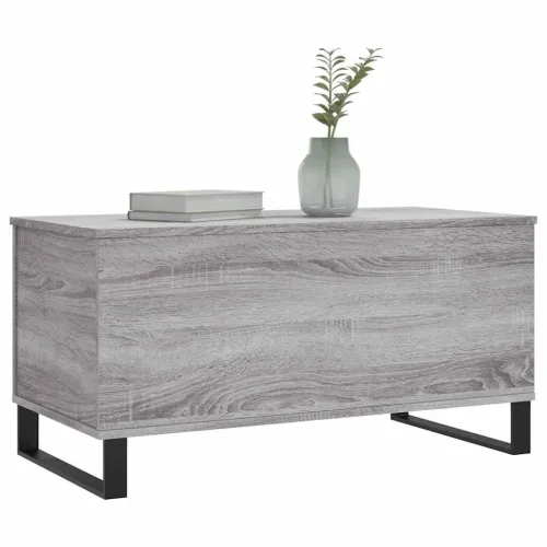 Stolić za kavu siva boja hrasta 90x44,5x45 cm konstruirano drvo - Sivi hrast sonoma 1 Cijena