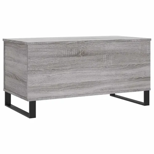 Stolić za kavu siva boja hrasta 90x44,5x45 cm konstruirano drvo - Sivi hrast sonoma 1 Cijena