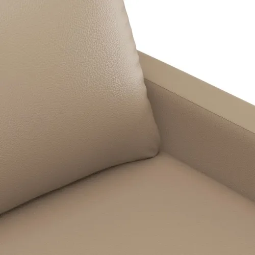 Dvosjed od umjetne kože 120 cm – boja cappuccina - Boja cappuccina 120 cm Cijena