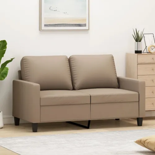 Dvosjed od umjetne kože 120 cm – boja cappuccina - Boja cappuccina 120 cm Cijena