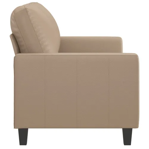 Dvosjed od umjetne kože 120 cm – boja cappuccina - Boja cappuccina 120 cm Cijena