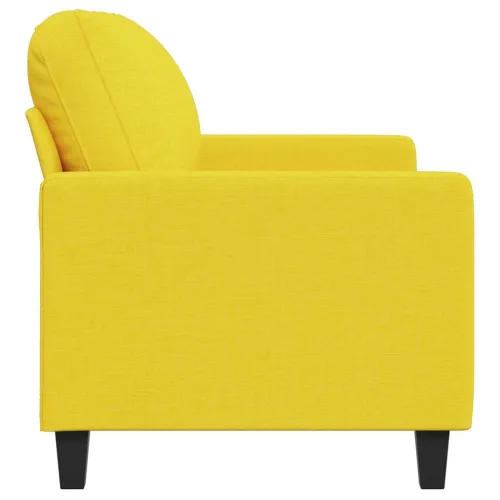 Dvosjed od tkanine svjetložuti 120 cm - Svjetložuta 120 cm Cijena