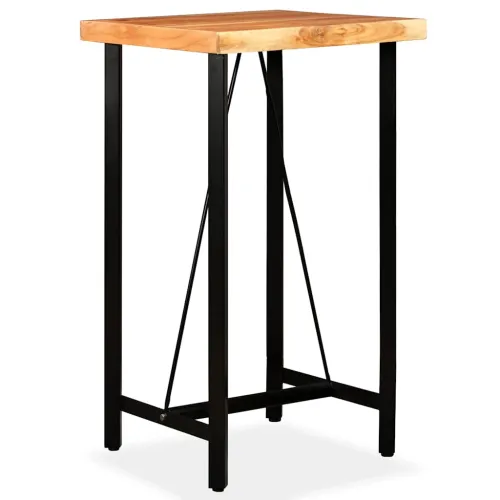 Barski stol od masivnog bagremovog drva 60 x 60 x 107 cm - 60 x 60 x 107 cm Cijena