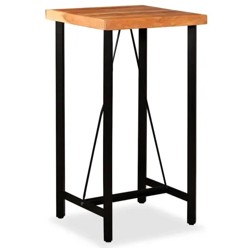 Barski stol od masivnog bagremovog drva 60 x 60 x 107 cm - 60 x 60 x 107 cm Cijena