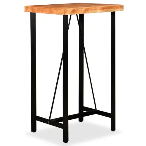 Barski stol od masivnog bagremovog drva 60 x 60 x 107 cm - 60 x 60 x 107 cm Cijena