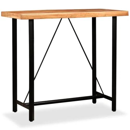 Barski stol od masivnog bagremovog drva 120 x 60 x 107 cm - 120 x 60 x 107 cm 1 Cijena
