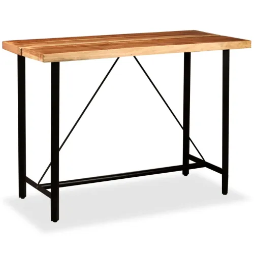 Barski stol od masivnog bagremovog drva 150 x 70 x 107 cm - 150 x 70 x 107 cm Cijena