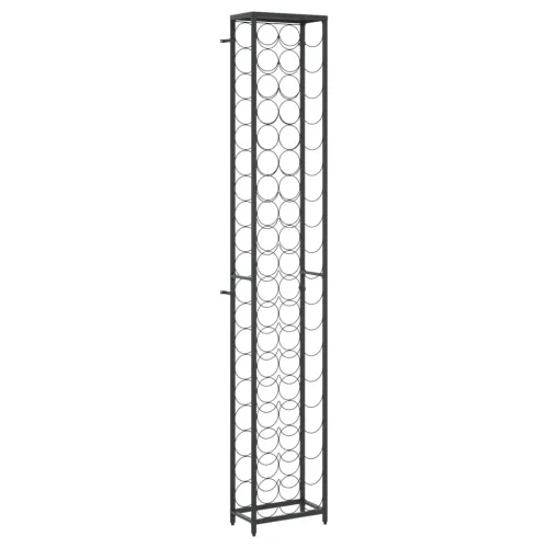 Stalak za vino za 57 boca crni 34 x 18 x 200 cm kovano željezo - 34 x 18 x 200 cm 1 1 1 Cijena