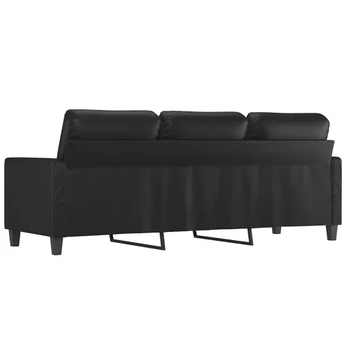 Trosjed crni 180 cm od umjetne kože - Crna 180 cm Crna 180 cm Cijena