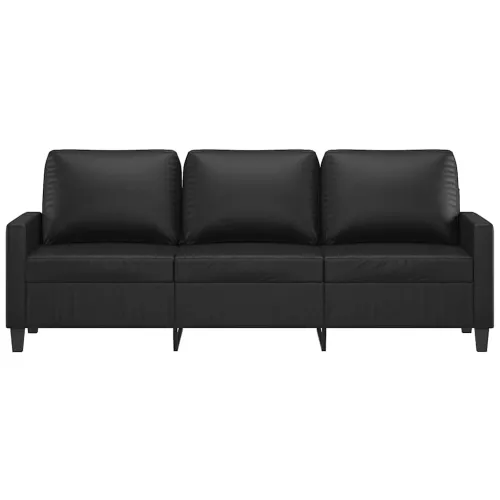 Trosjed crni 180 cm od umjetne kože - Crna 180 cm Crna 180 cm Cijena