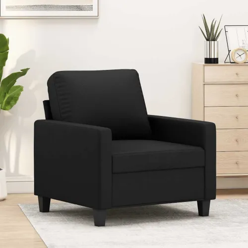 Fotelja crna 60 cm od umjetne kože - Crna 60 cm Cijena