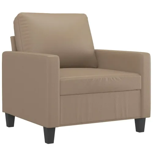 Fotelja boja cappuccina 60 cm od umjetne kože - Boja cappuccina 60 cm Cijena