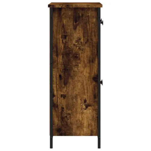 Komoda boja dimljenog hrasta 70 x 30 x 80 cm konstruirano drvo - Dimljeni hrast Cijena