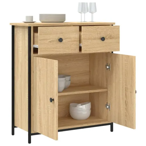 Komoda boja hrasta sonome 70 x 30 x 80 cm od konstruiranog drva - Sonoma hrast Cijena