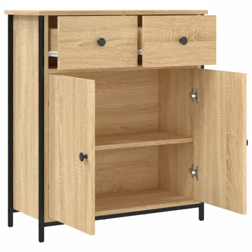 Komoda boja hrasta sonome 70 x 30 x 80 cm od konstruiranog drva - Sonoma hrast Cijena
