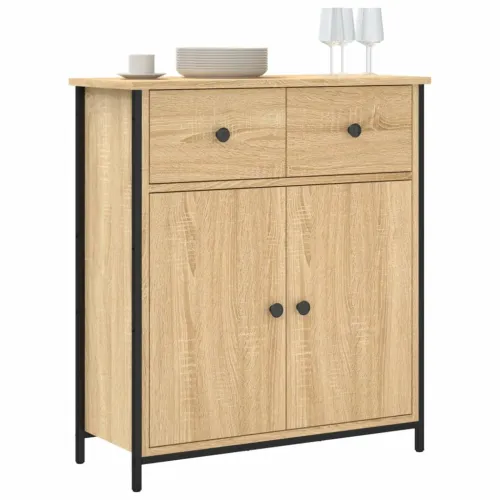 Komoda boja hrasta sonome 70 x 30 x 80 cm od konstruiranog drva - Sonoma hrast Cijena